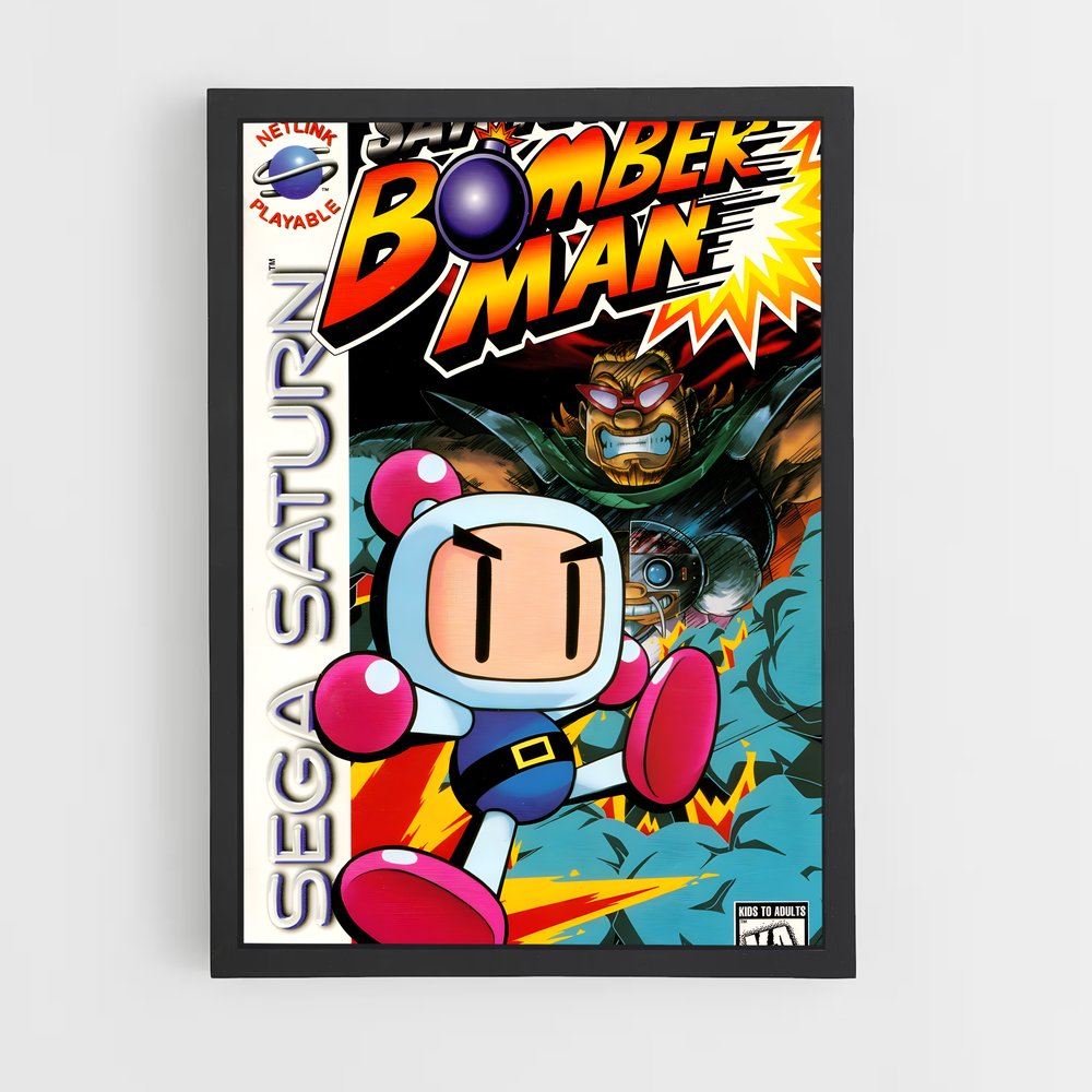 Poster Bomberman Battle – affiche Consoles (vue 2)